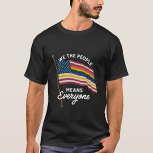 Camiseta Desfile de Orgulho LGBT Nós As Pessoas Significa T