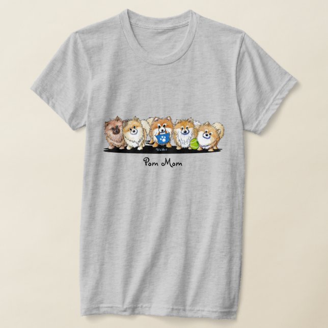 Camiseta Desfile de POM do KiniArt (Postura )