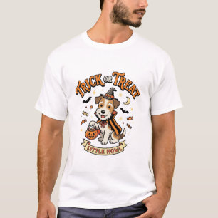 Camiseta Desfile de Truques de Cachorrinhos de Halloween