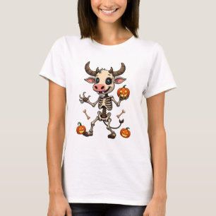Camiseta Desfile de Vaca Esqueleto