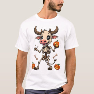 Camiseta Desfile de Vaca Esqueleto