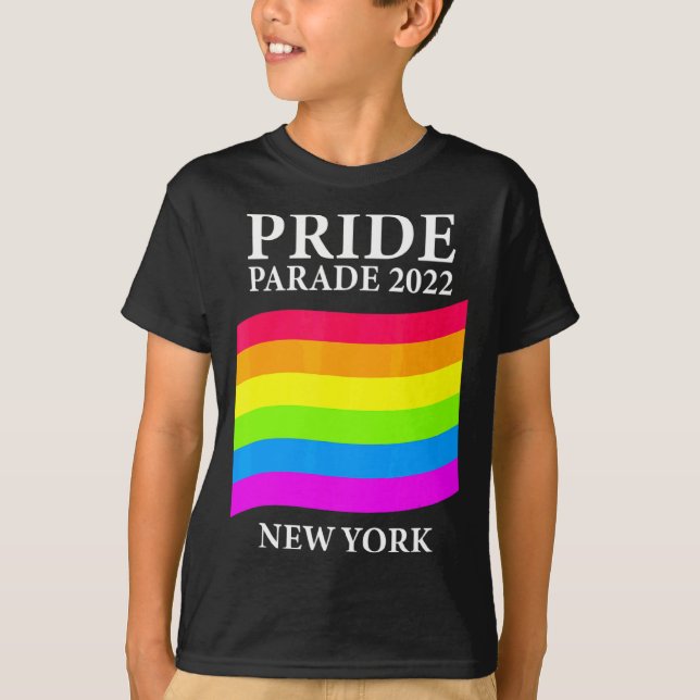 Camiseta Desfile do Orgulho 2022 Cidade de Nova York _1  (Frente)