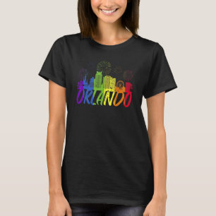 Camiseta Desfile do Orgulho da Silhueta de Orlando Orlando