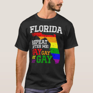 Camiseta Desfile do Orgulho de Miami Lgbtq na Flórida Repet