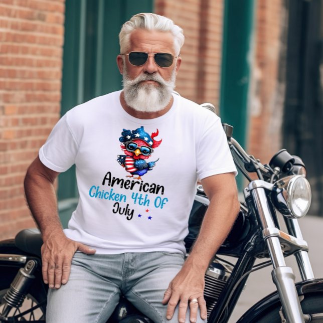 Camiseta Desfile Patriótico de Aves (Criador carregado)