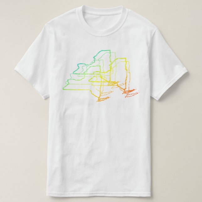 Camiseta desfoque de frio de nova iorque (Frente do Design)