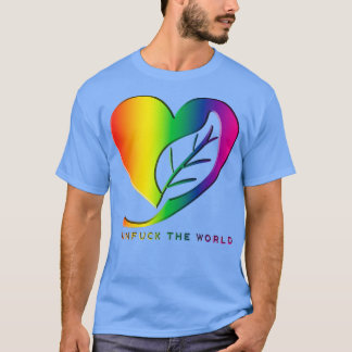 Camiseta Desfoque o mundo do Arco-Íris