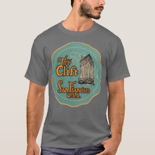 Camiseta Desfragmentar O Clift Hotel San Francisco Californ