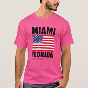 Camiseta Desfrute da Legal Miami Florida com a ilustração d