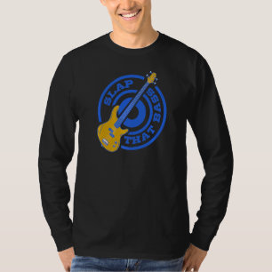Camiseta Desfrute Da Sessão De Bass Guitar Jam Slap Que Bas