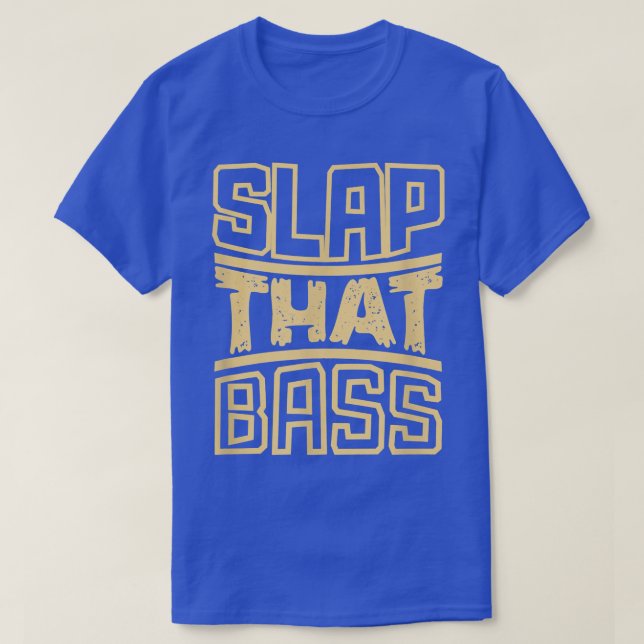 Camiseta Desfrute da Sessão de Violão de Bass Slap que Baix (Frente do Design)