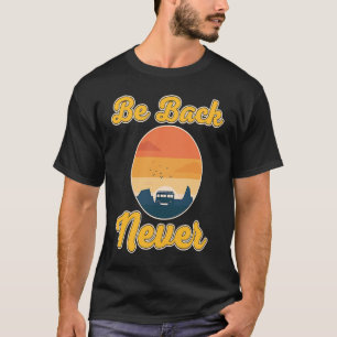 Camiseta Desfrute de uma visão cênica do pôr do sol de féri