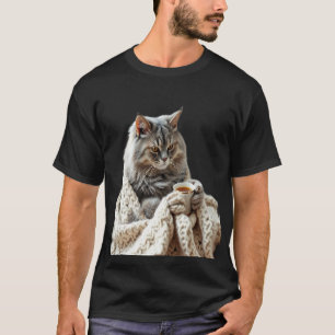 Camiseta Desfrute do Cat Winter Tea