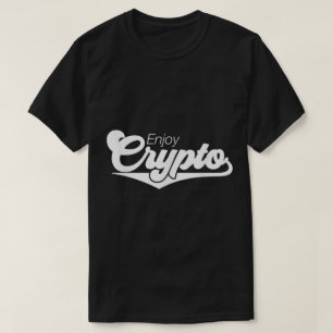 Camiseta Desfrute do Design Minimalista de Cripto