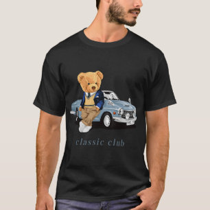 Camiseta Desfrute Do Legal Urso De Teddy Com Os Des Gráfico