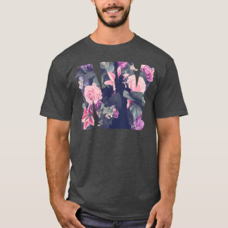 Camiseta Desfrute Floral Nova York Cidade Nova York retrô
