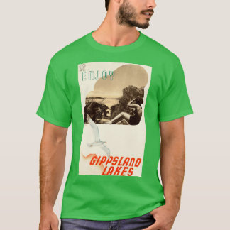 Camiseta Desfrute GIPPSLAND LAKES Ferrovia Vitoriana Austra