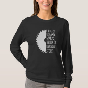 Camiseta Desfruto De Longas Caminhadas Românticas Através D
