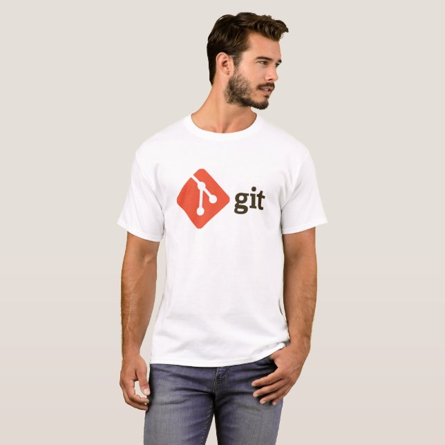 Camiseta Desgaste autêntico de Git (Frente Completa)