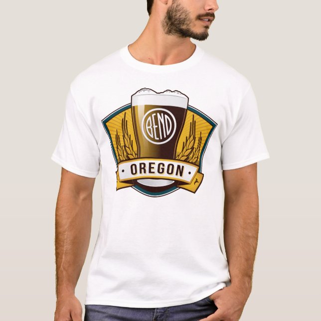 Camiseta Desgaste da fermentação da curvatura (Frente)