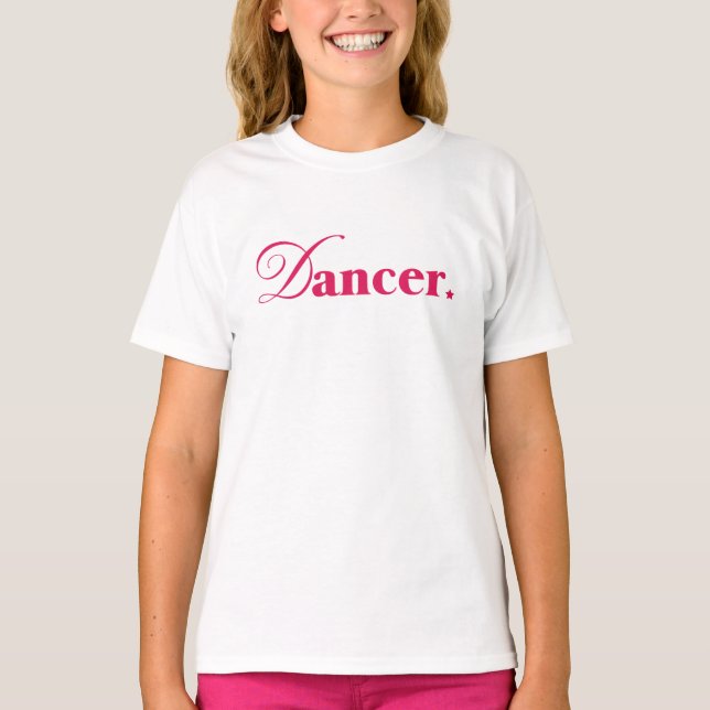 Camiseta Desgaste da prática da dança do "dançarino" (Frente)