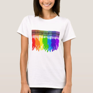 Camiseta Desgaste de derretimento da arte do pastel