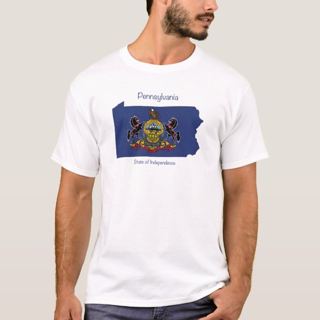 Camiseta Desgaste do espírito de Pensilvânia (Frente)