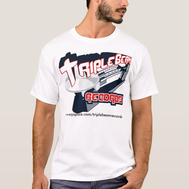 Camiseta Desgaste triplo do feixe (Frente)
