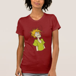 Camiseta Desgrenhado amedrontado