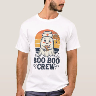 Camiseta Desi Fantasma Enfermeira Boo Boo Crew Hal