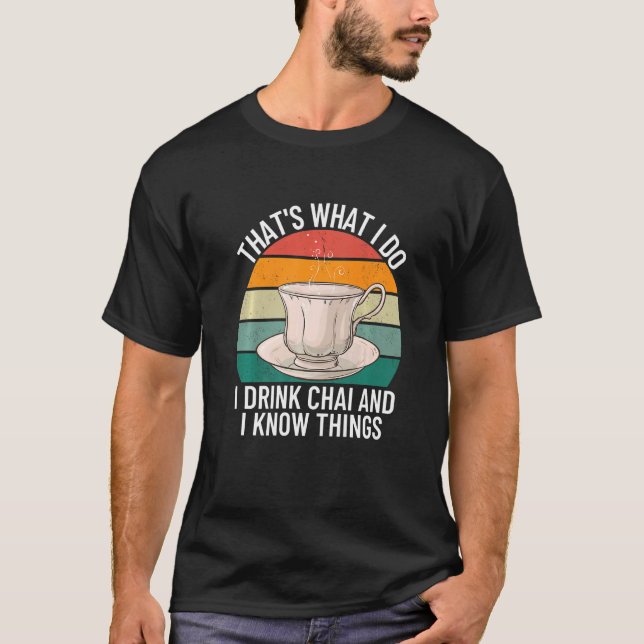 Camiseta Desi Tea Pakistani Indian Hindi Chai Men Women (Frente)