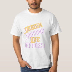 CAMISETA DESIFNER T SHIRT DE TEXTO