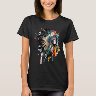 Camiseta Design 22 Nativo Americano Dreamcatcher Indian