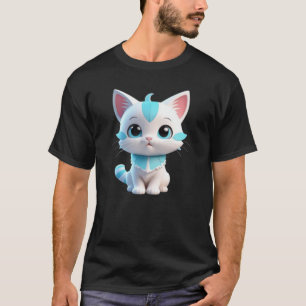 Camiseta Design-38063 de desenho animado de Kitten