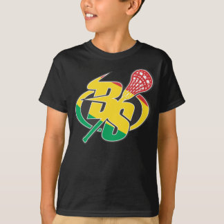 Camiseta Design 3 do t-shirt do miúdo do Lacrosse dos