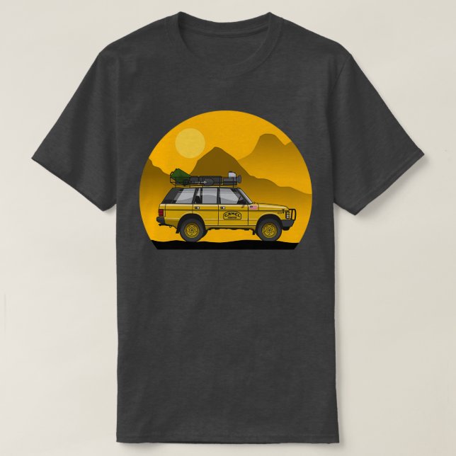 Camiseta Design 4x4 fora de estrada (Frente do Design)