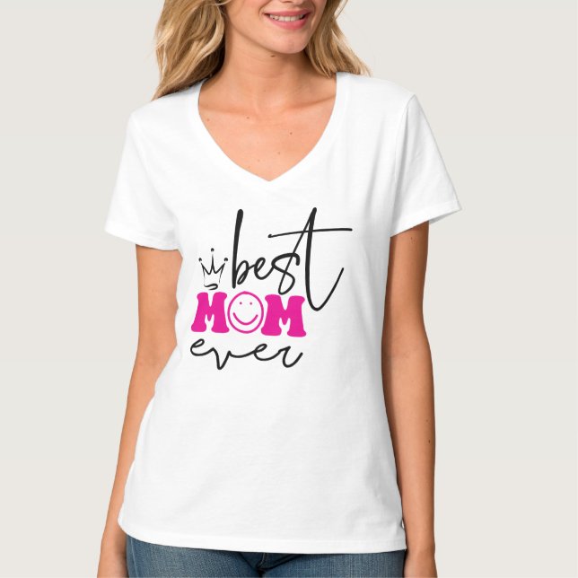 Camiseta Design-63344 da Melhor Mãe (Frente)