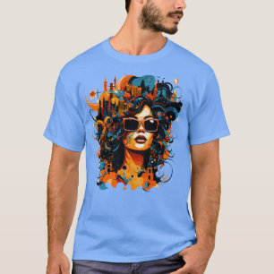 Camiseta design abstrato