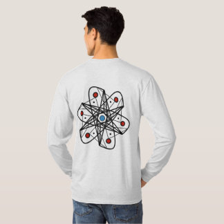 Camiseta Design Abstrato Inspirado em Átomo Geométrico Mode