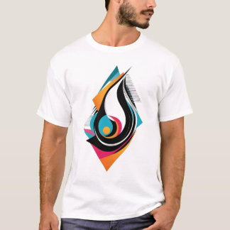 Camiseta Design abstrato - Moderno e Na moda