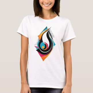 Camiseta Design abstrato - Moderno e Na moda