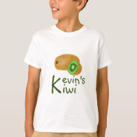 Design Adorável de Kiwi com 'K' inicial