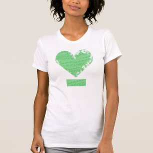 Camiseta Design afligido do coração