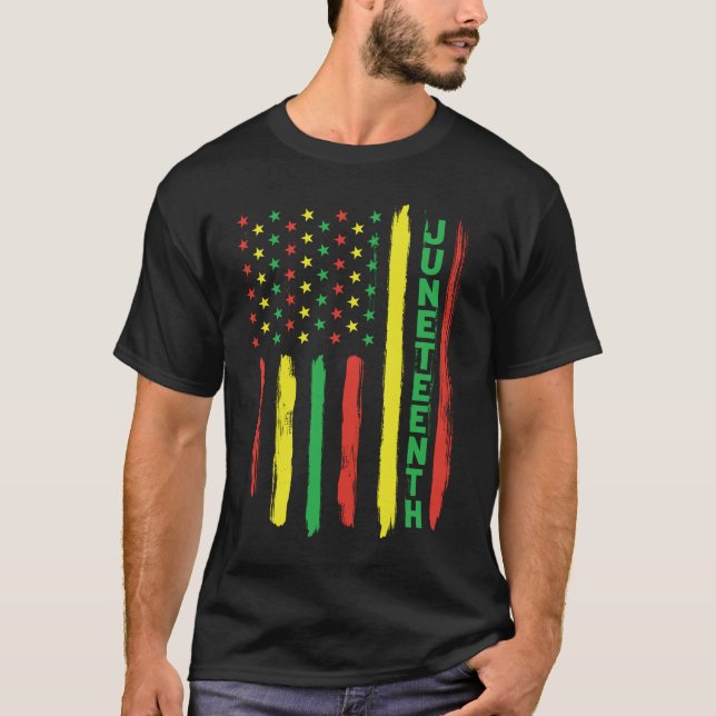 Camiseta Design afro-americano para amantes da história neg (Frente)