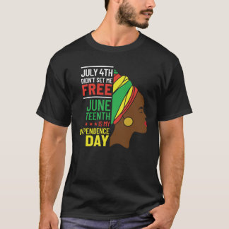 Camiseta Design afro-americano para amantes da história neg
