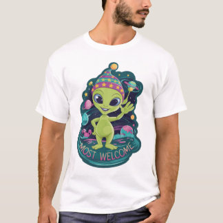 Camiseta design alienígena