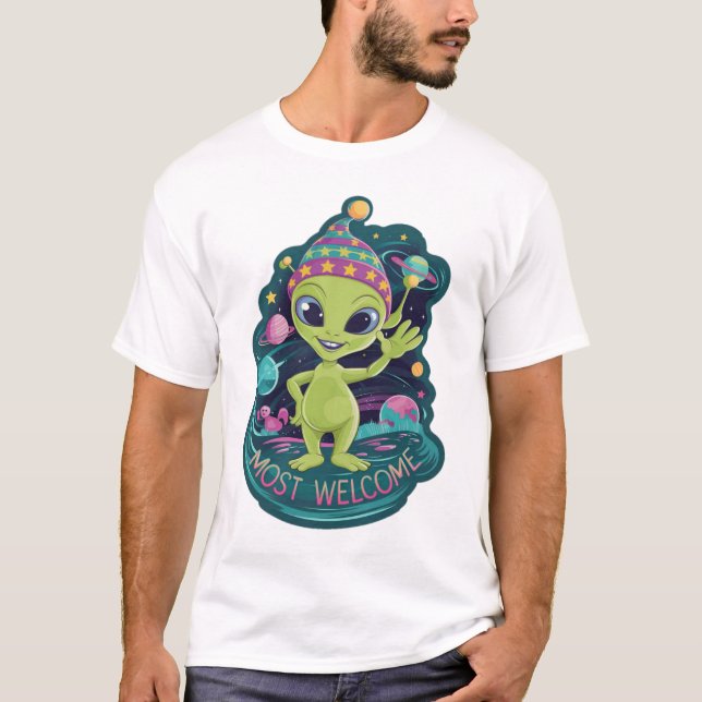 Camiseta design alienígena (Frente)