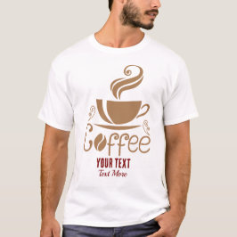Camiseta Design Amante de Café – Gráfico Minimalista de Xíc