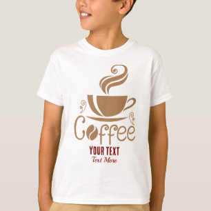 Camiseta Design Amante de Café – Gráfico Minimalista de Xíc