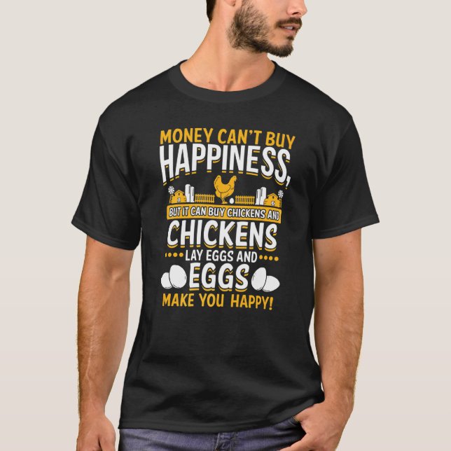 Camiseta Design Amantes de Frango Dinheiro Não Pode Comprar (Frente)